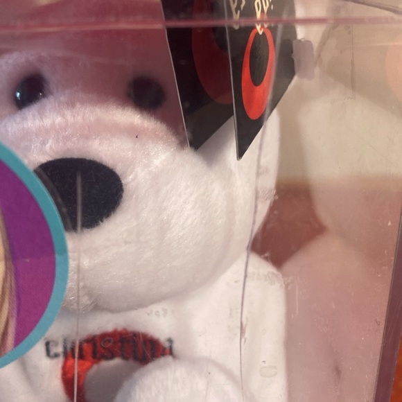 CHRISTINA AGUILERA Fan Club Limited Edition Rare Bear # 13312, one only - Picture 2 of 4